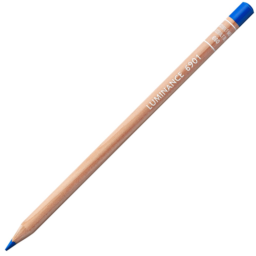 Caran d'Ache Luminance 6901 Colored Pencil 660 Middle Cobalt Blue